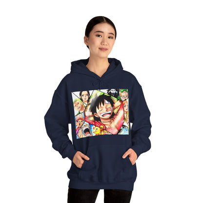 One Piece Monkey Luffy Jimbei Nico Nami Unisex Heavy Blend Hooded Sweatshirt