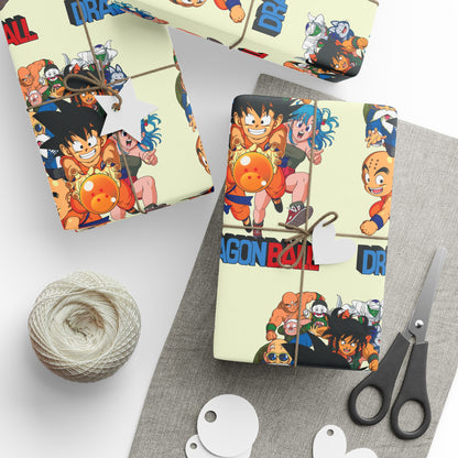 Dragon Ball Z DBZ Anime Manga Goku Cartoon Birthday Gift Wrapping Papers