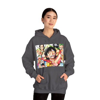 One Piece Monkey Luffy Jimbei Nico Nami Unisex Heavy Blend Hooded Sweatshirt