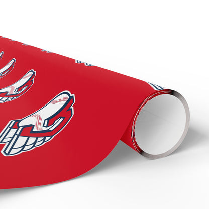 Cleveland Guardians Baseball MLB Birthday Graduation Holiday Gift Wrapping Paper