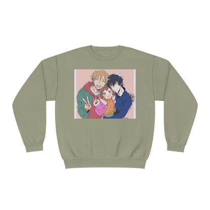 Buddy Daddies Anime Cartoon Unisex NuBlend® Crewneck Sweatshirt