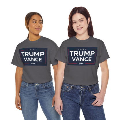 Trump Vance 24 MAGA Unisex Heavy Cotton Tee