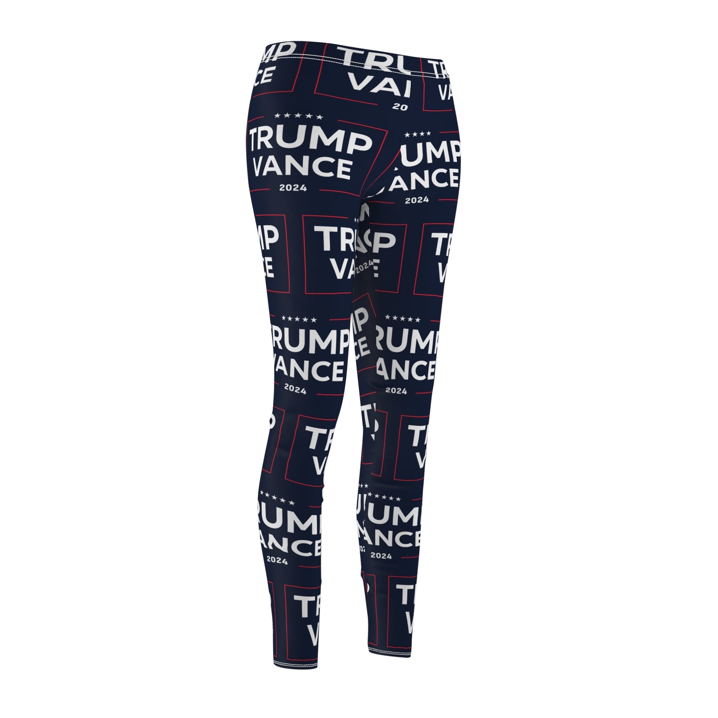 Trump Vance 2024 MAGA Blue Women's Casual Leggings MAGAGA Store