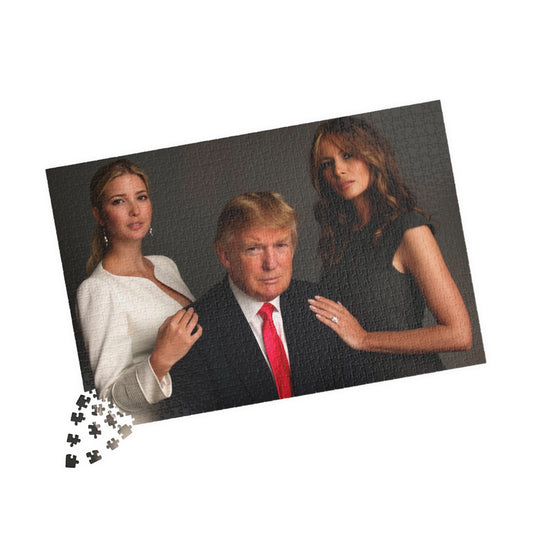 First Family Trump chipboard High-Definition Printed Puzzle (252, 520, 1014-piece)