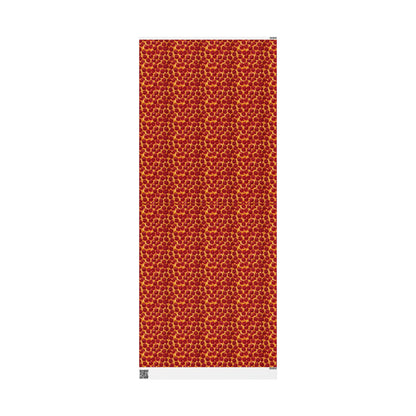 Pepperoni Pizza cheese High Definition Birthday Gift Present Holiday Wrapping Paper