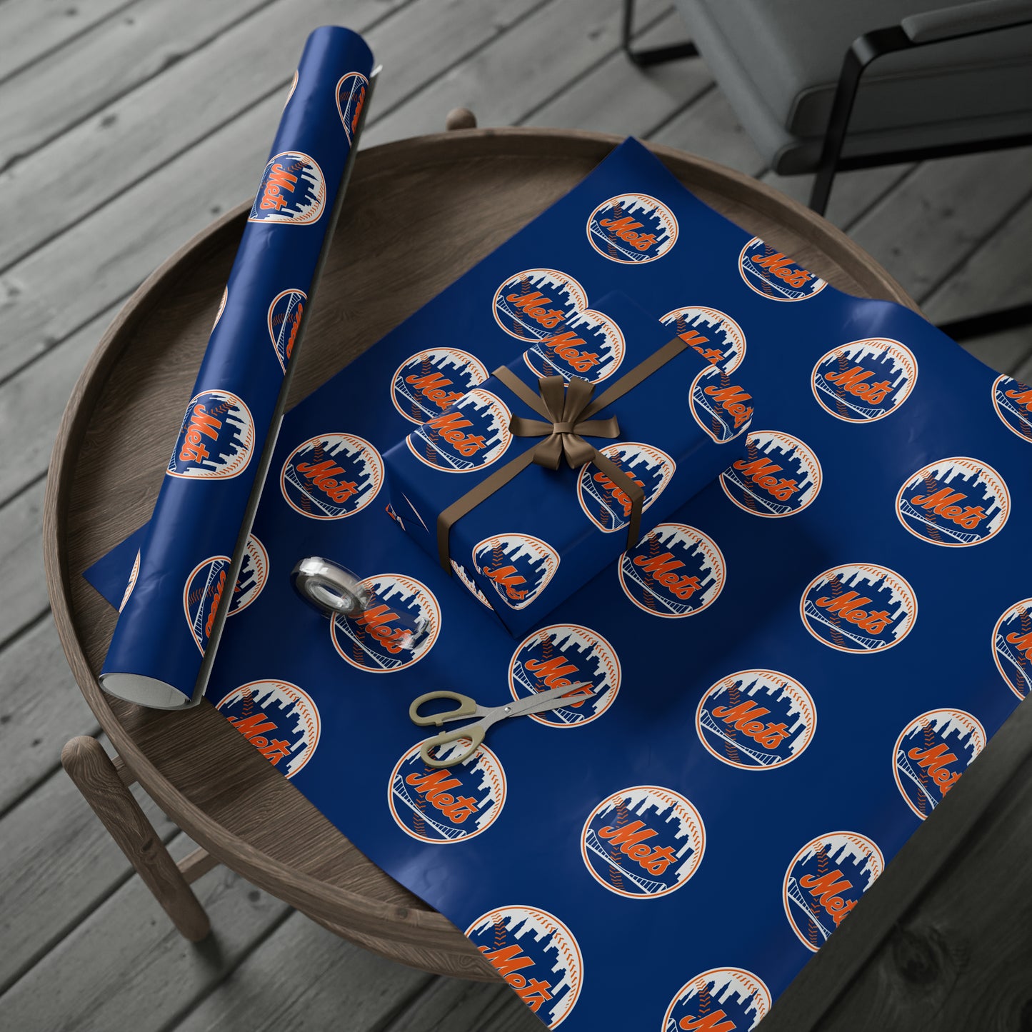 New York Mets Baseball MLB Geburtstagsgeschenkpapier Urlaub