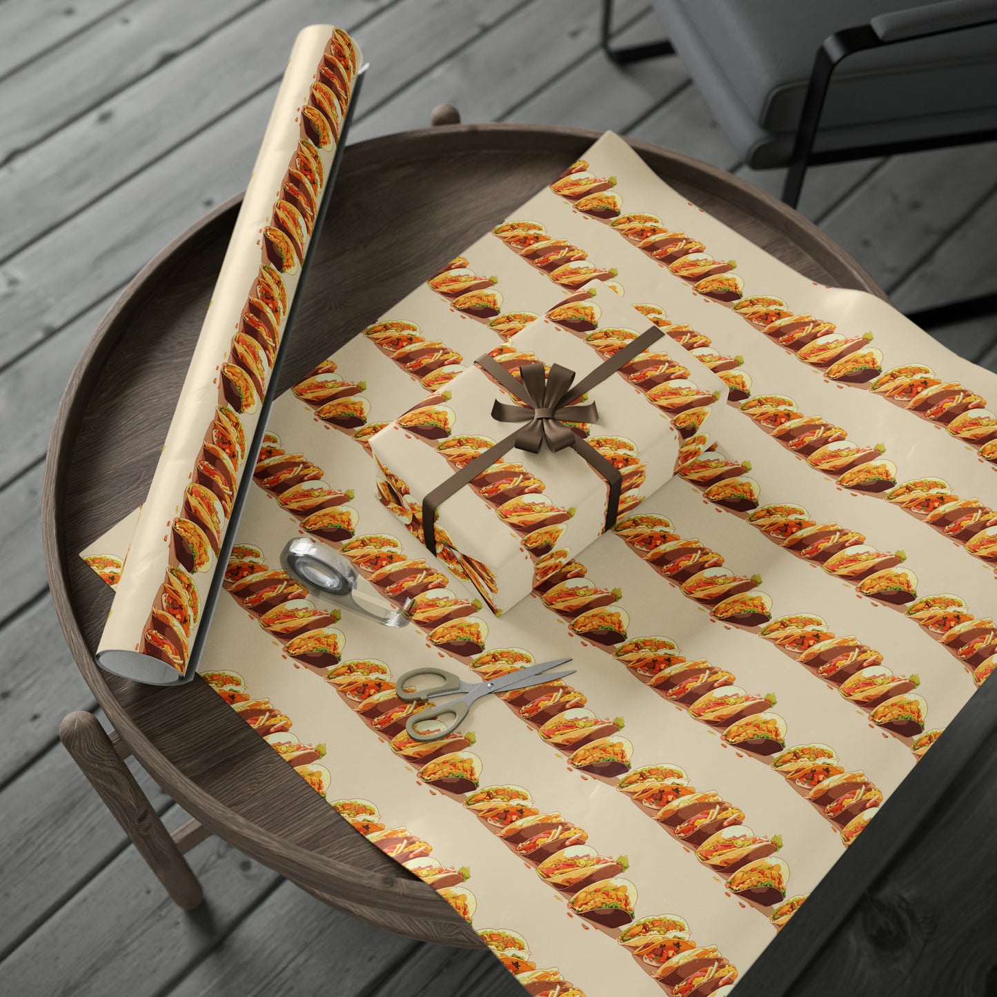 Street Tacos High Definition Happy Birthday Gift Present Holiday Wrapping Paper Mexican