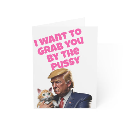 I want to grab you by the P Trump MAGA Valentine's Day Card