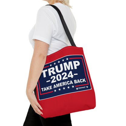 Trump 2024 Take America Back MAGA Rally Heavy Duty Tote Bag