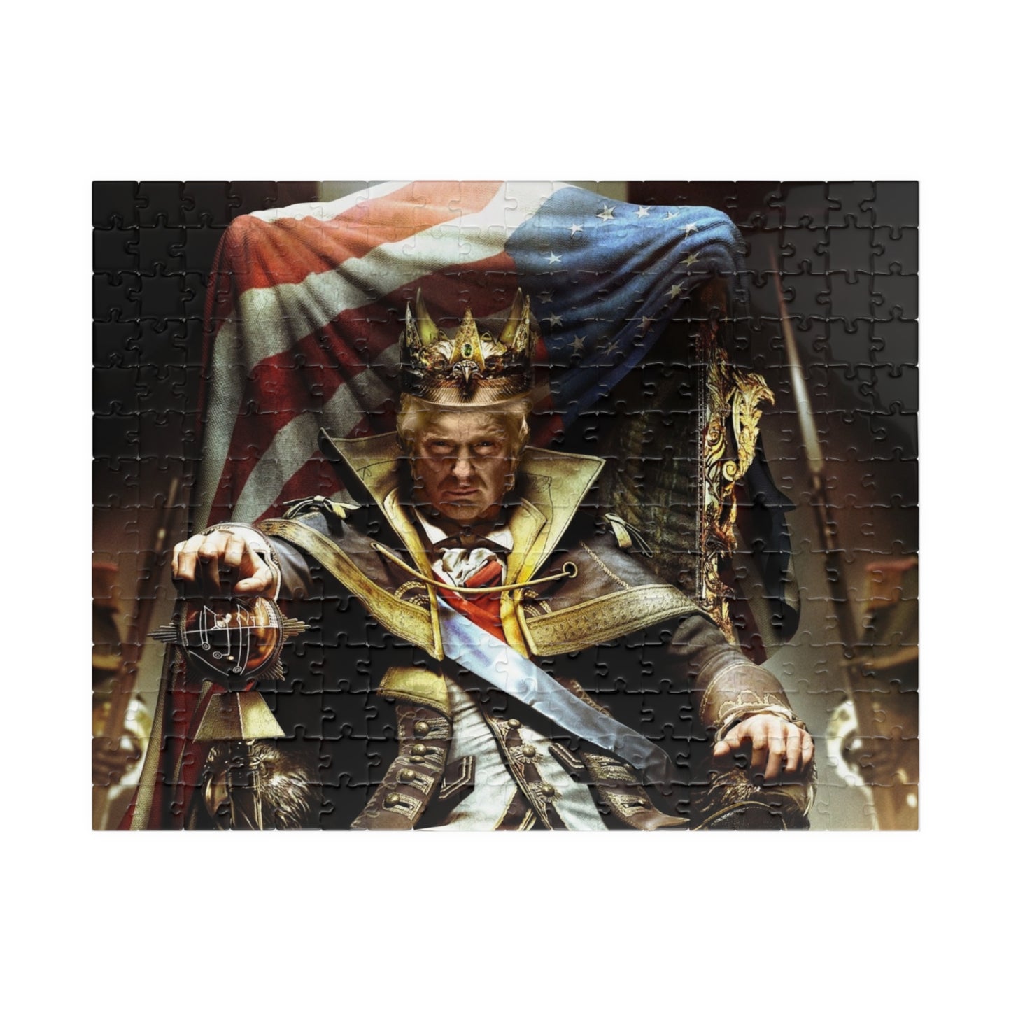 Trump King Emperor chipboard High-Definition Printed Puzzle (252, 520, 1014-piece)