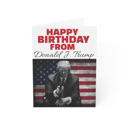 Alles Gute zum Geburtstag von 2A Donald J. Trump MAGA Grußkarte