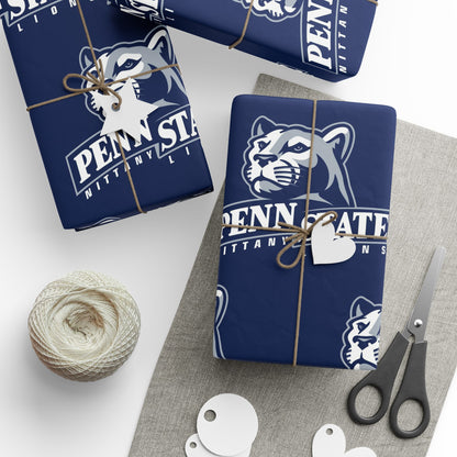 Penn State Nittany Lions NCAA College Graduation Alumni Birthday Gift Wrapping Paper Holiday