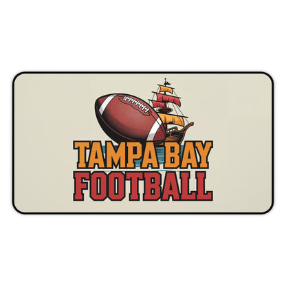 Tampa Bay Football High Definition Print Non Slip Desk Mat Office Home Mouse Pad Sports Fan Gift Ultra Smooth Surface Rubber Backing