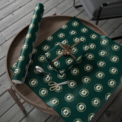 Oakland Athletics Baseball MLB Birthday Graduation Holiday Gift Wrapping Paper