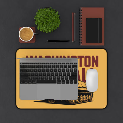 Washington Football High Definition Print Non Slip Desk Mat Office Home Mouse Pad Sports Fan Gift Ultra Smooth Surface Rubber Backing