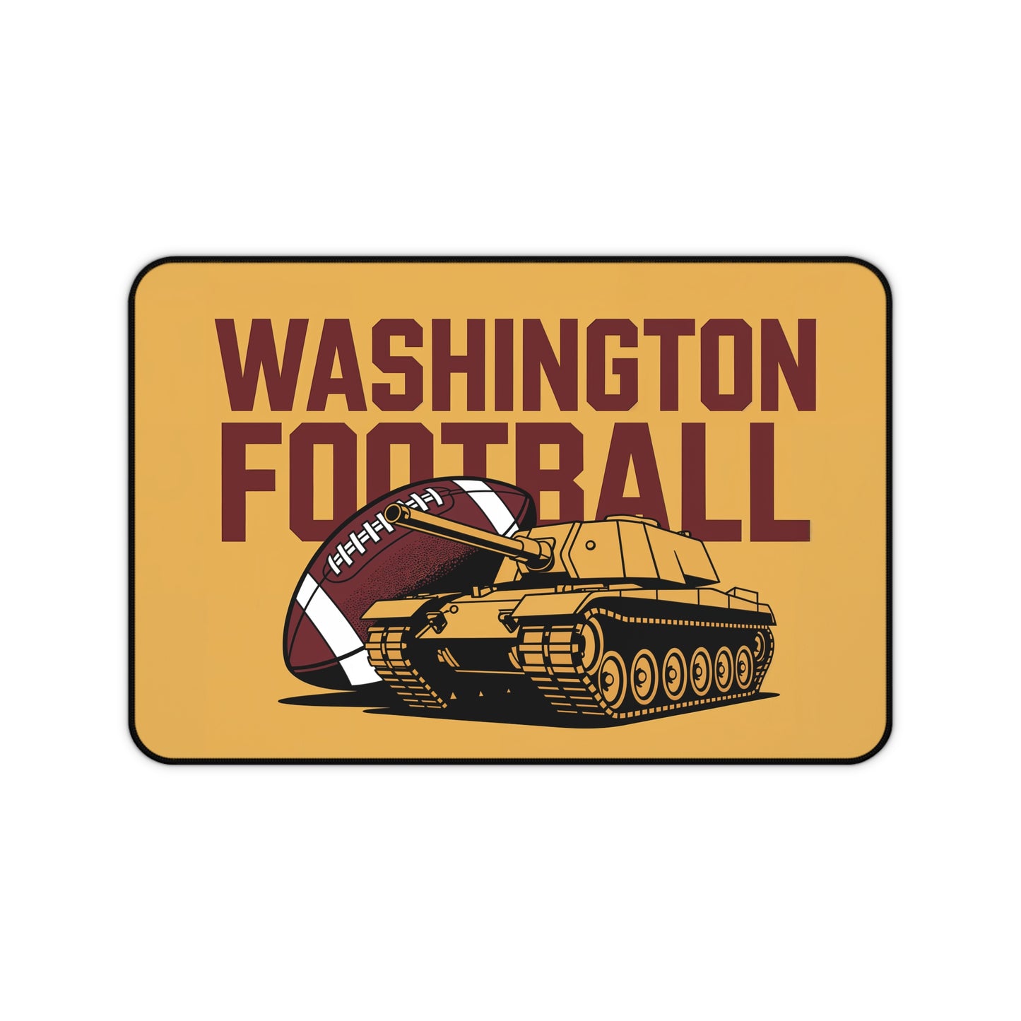 Washington Football High Definition Print Non Slip Desk Mat Office Home Mouse Pad Sports Fan Gift Ultra Smooth Surface Rubber Backing