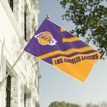 Los Angeles Lakers NBA World Champions High Definition Print Flag Basketball