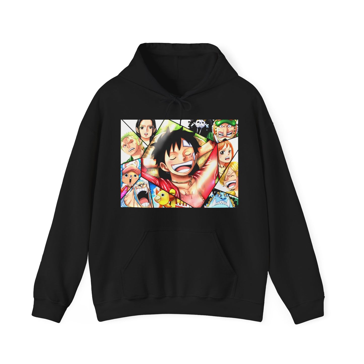 One Piece Monkey Luffy Jimbei Nico Nami Unisex Heavy Blend Hooded Sweatshirt