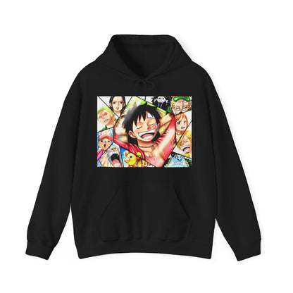 One Piece Monkey Ruffy Jimbei Nico Nami Unisex Heavy Blend Kapuzenpullover