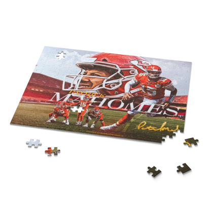 Patrick Mahomes Kansas City Chiefs Thick Puzzle (252-Piece) High Quality Game