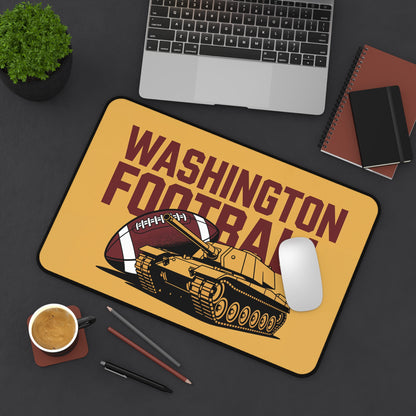 Washington Football High Definition Print Non Slip Desk Mat Office Home Mouse Pad Sports Fan Gift Ultra Smooth Surface Rubber Backing