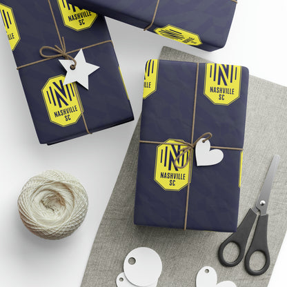 Nashville FC MLS Birthday Gift Wrapping Paper Soccer Holiday