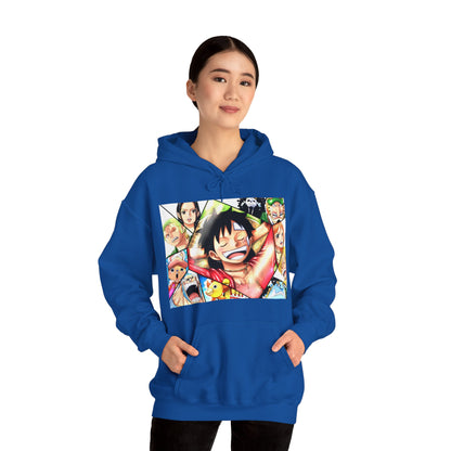 One Piece Monkey Ruffy Jimbei Nico Nami Unisex Heavy Blend Kapuzenpullover