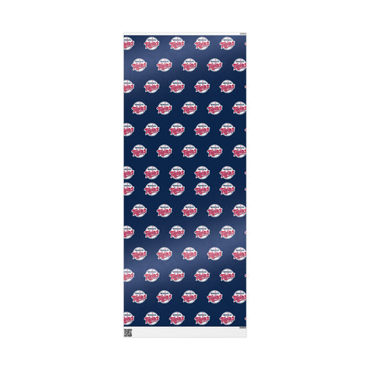 Minnesota Twins Baseball MLB Birthday Graduation Holiday Gift Wrapping Paper
