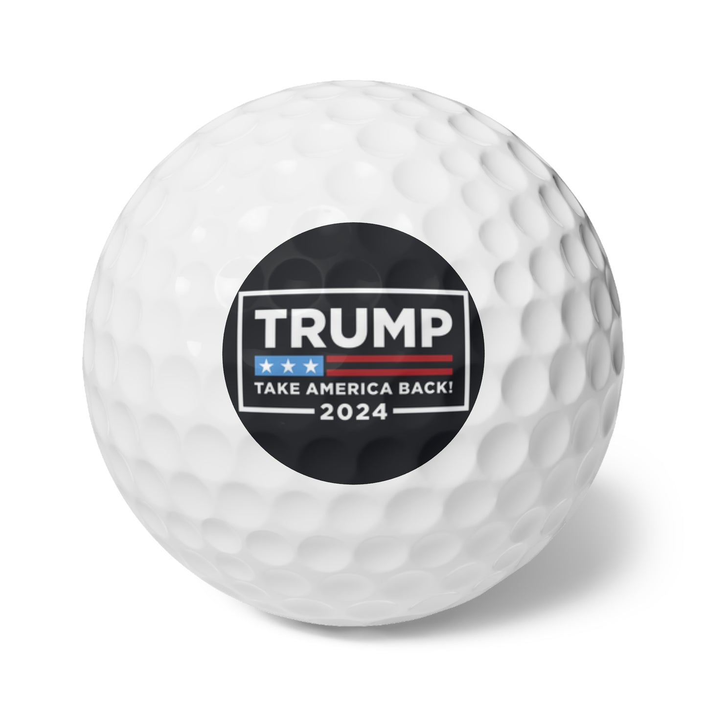 Trump Take America Back 2024 MAGA American Made Golf Balls, 6pcs