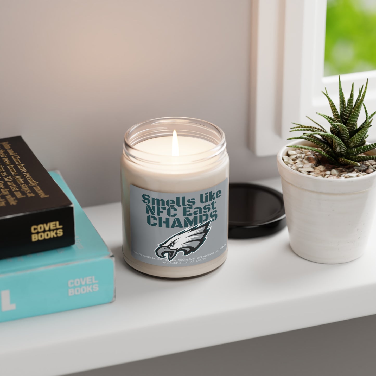 Smells like NFC East CHAMPS Eagles Scented Soy Candle, 9oz *Philadelphia