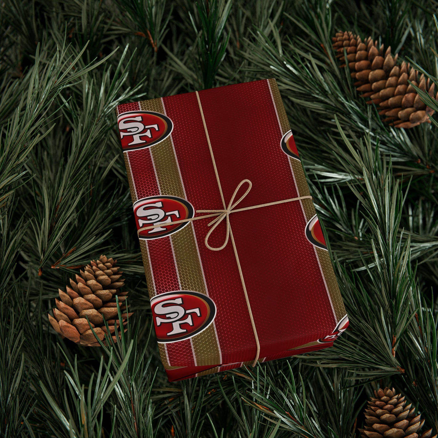 San Francisco 49ers NFL Football Birthday Gift Wrapping Papers Holiday