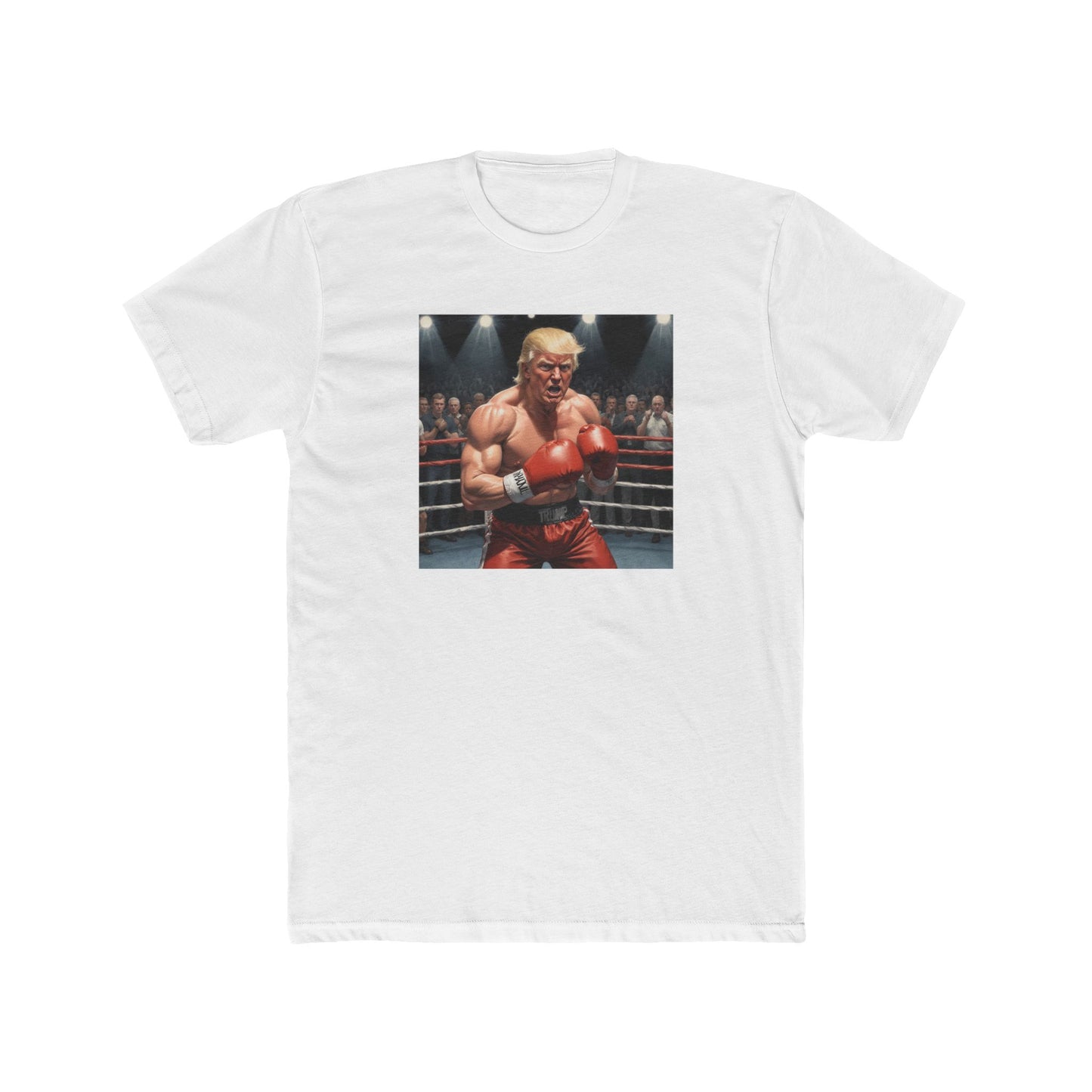 Trump the boxer Unisex Cotton Crew Tee