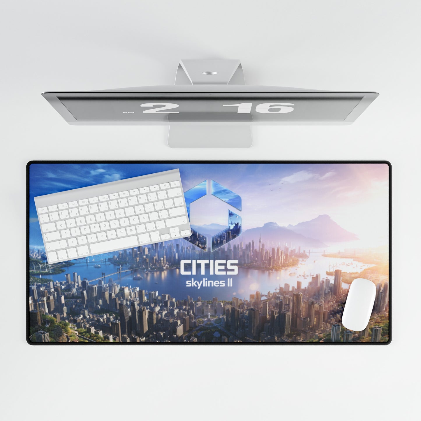 Cities Skylines 2 High Definition Online PC PS Large Video Game Desk Mat Mousepad