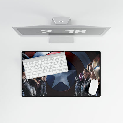 Marvel Civil War Characters High Definition PC PS Video Game Desk Mat Mousepad