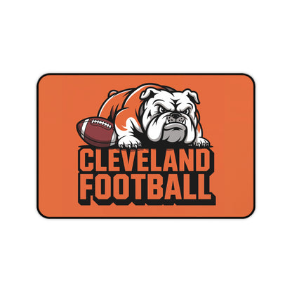 Cleveland Football High Definition Print Non Slip Desk Mat Office Home Mouse Pad Sports Fan Gift Ultra Smooth Surface Rubber Backing