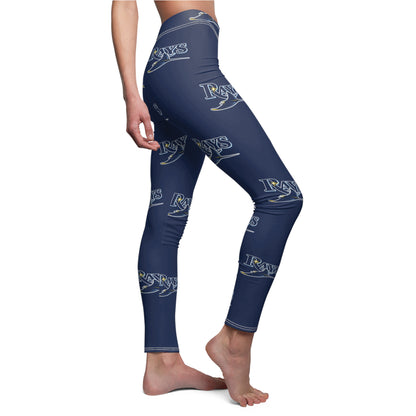 Tampa Bay Rays MLB Baseball Women's Casual Comfy Leggings