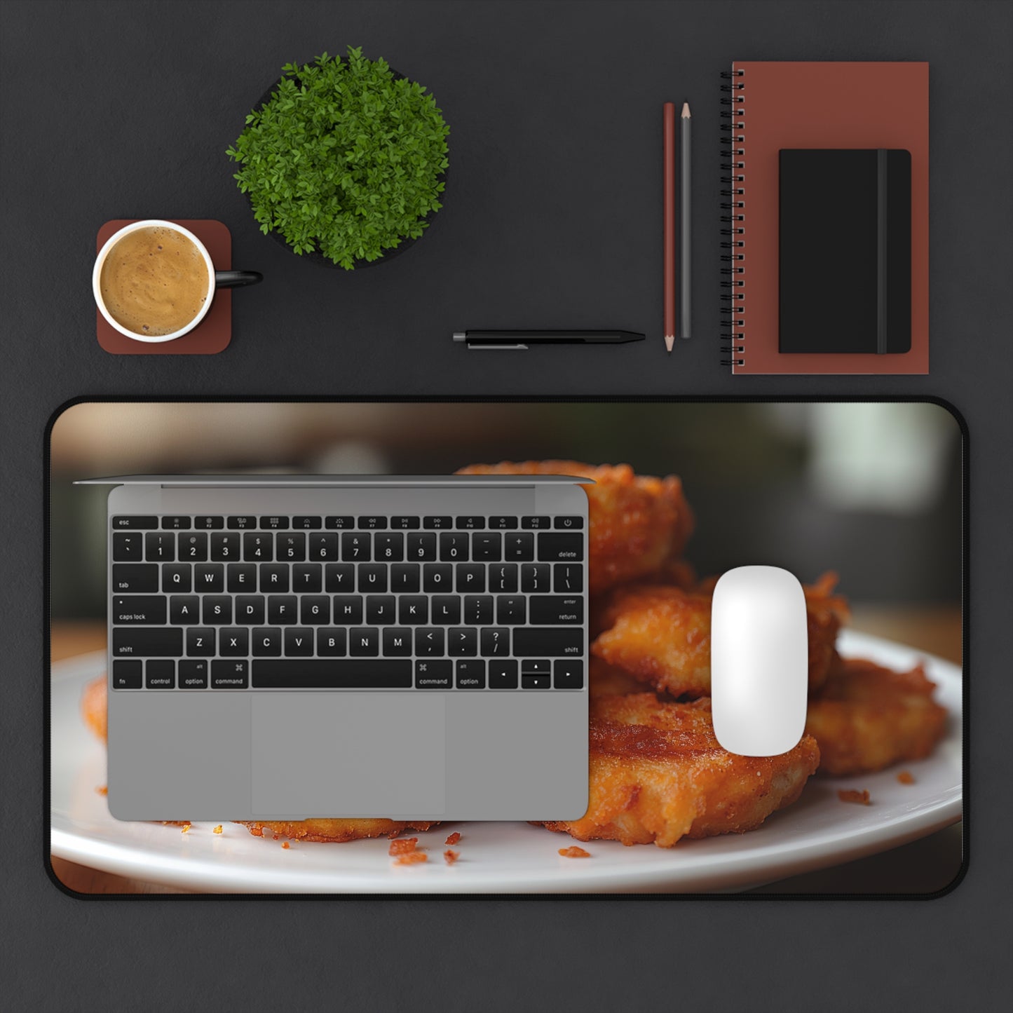 Chicken Nuggets Mc Realistic High Definition Desk Mat Mousepad Tenders