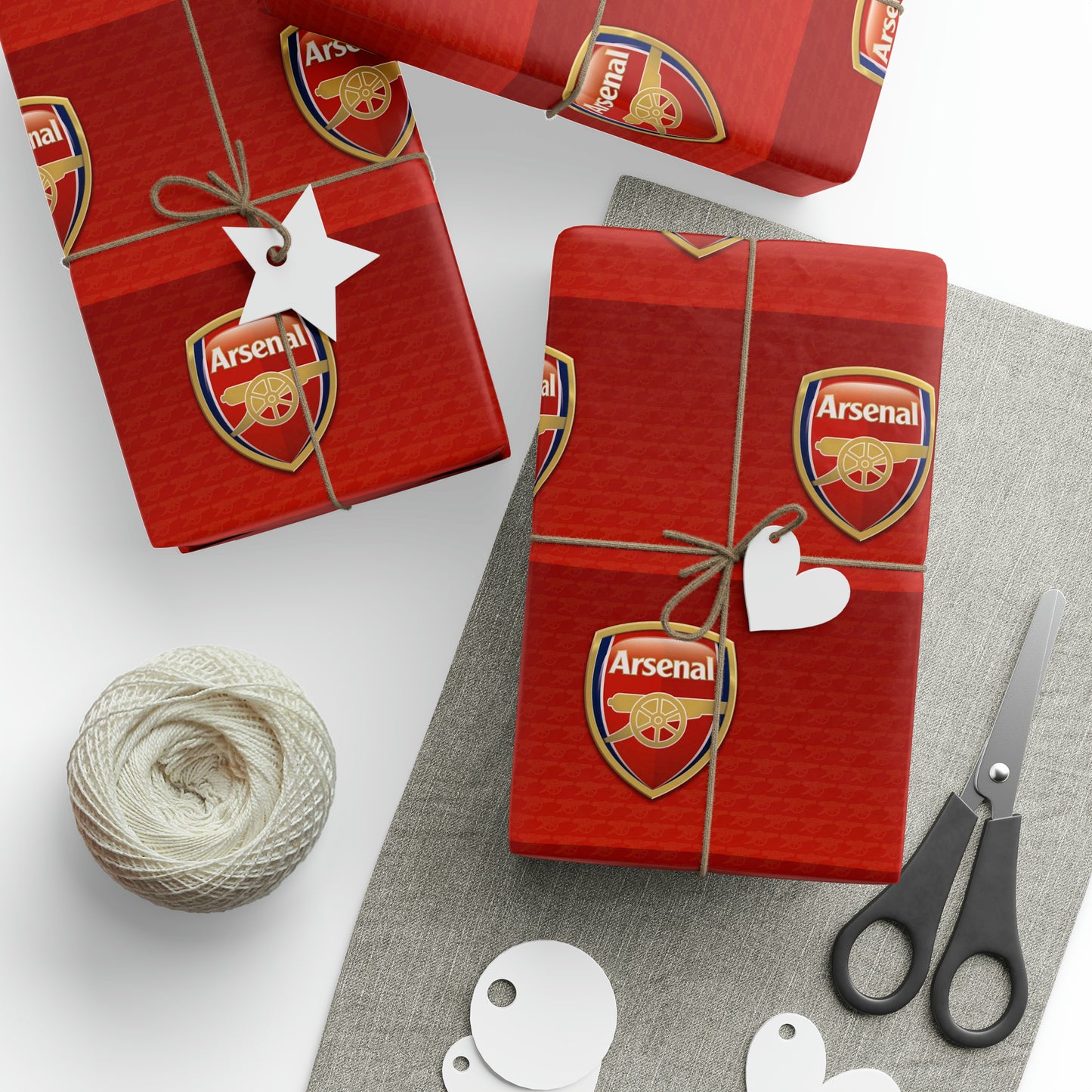 Arsenal F.C. Football Birthday Gift Wrapping Papers Holiday Sports