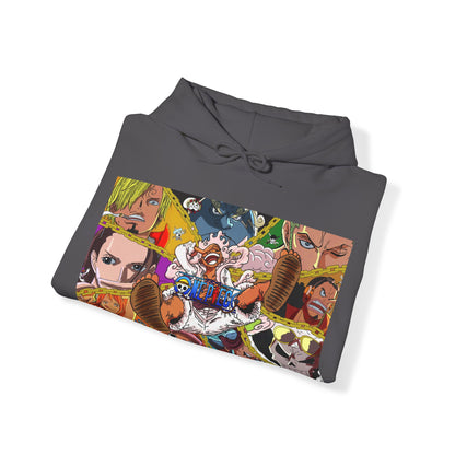 One Piece Monkey Ruffy Jimbei Nico Nami Unisex Heavy Blend Kapuzenpullover