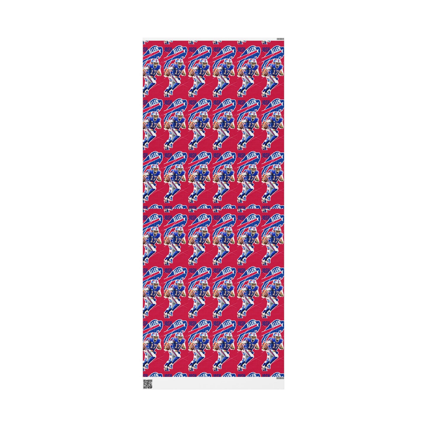 Josh Allen Buffalo Bills NFL Football Birthday Graduation Gift Wrapping Paper Holiday