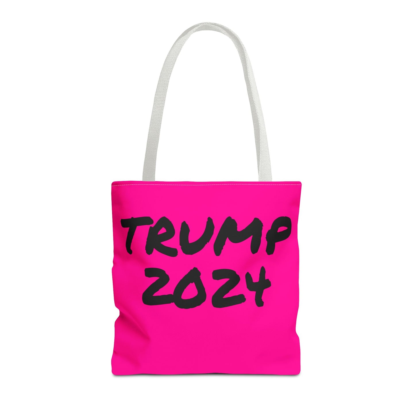 Hot Pink Trump 2024 Rally Durable Heavy Duty Tote Bag