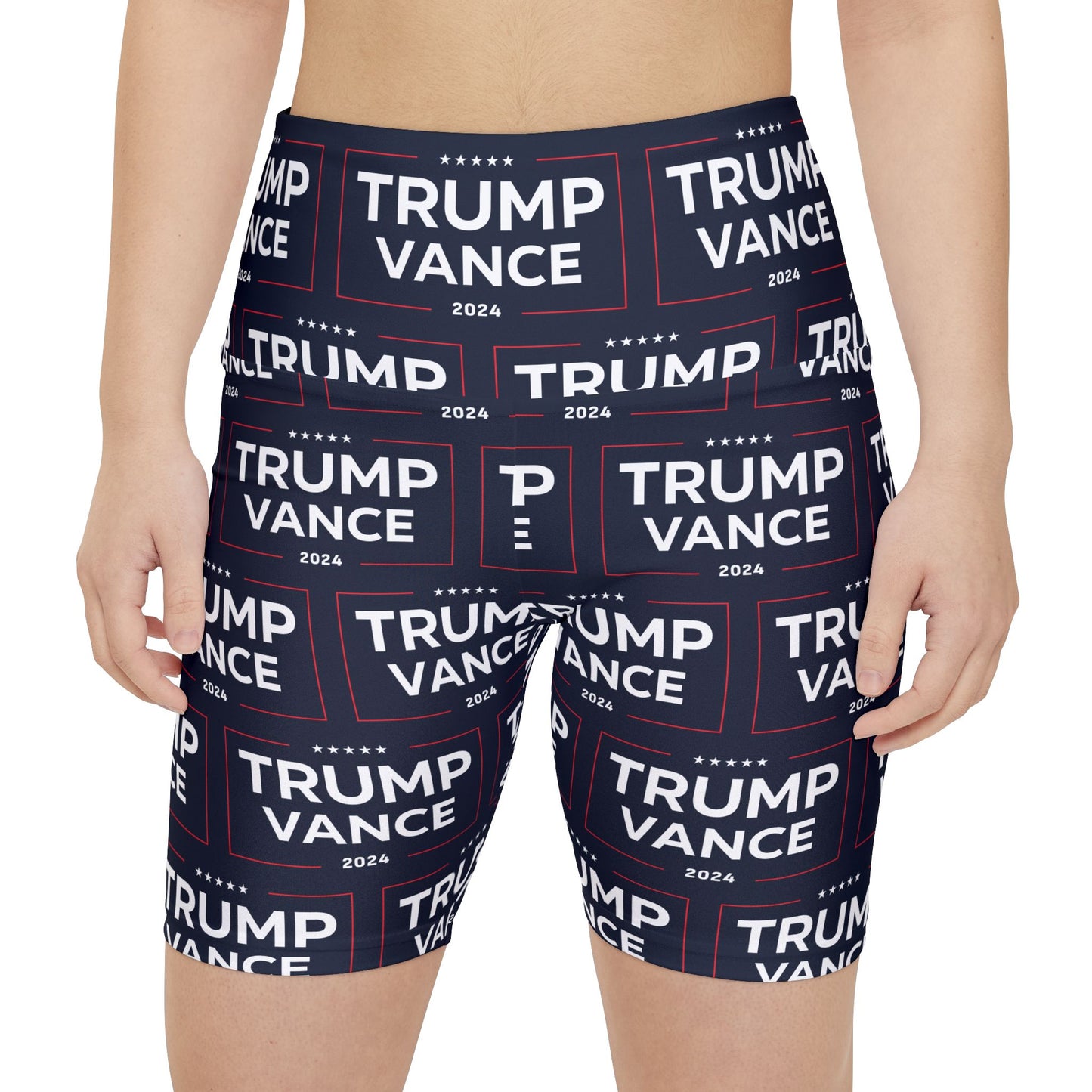 Trump Vance 24 Summer Rally BBQ Party Women's Workout Bike Comfy Shorts