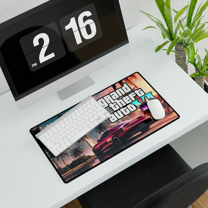 GTA 6 High Definition PC PS Video Game Desk Mat Mousepad