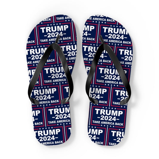 Trump Take America Back Bequeme Sommer-Strand-Unisex-Flip-Flops