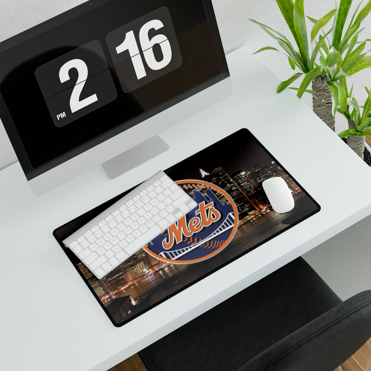 New York Mets City Logo MLB Baseball High Definition Print Schreibtischunterlage Mousepad