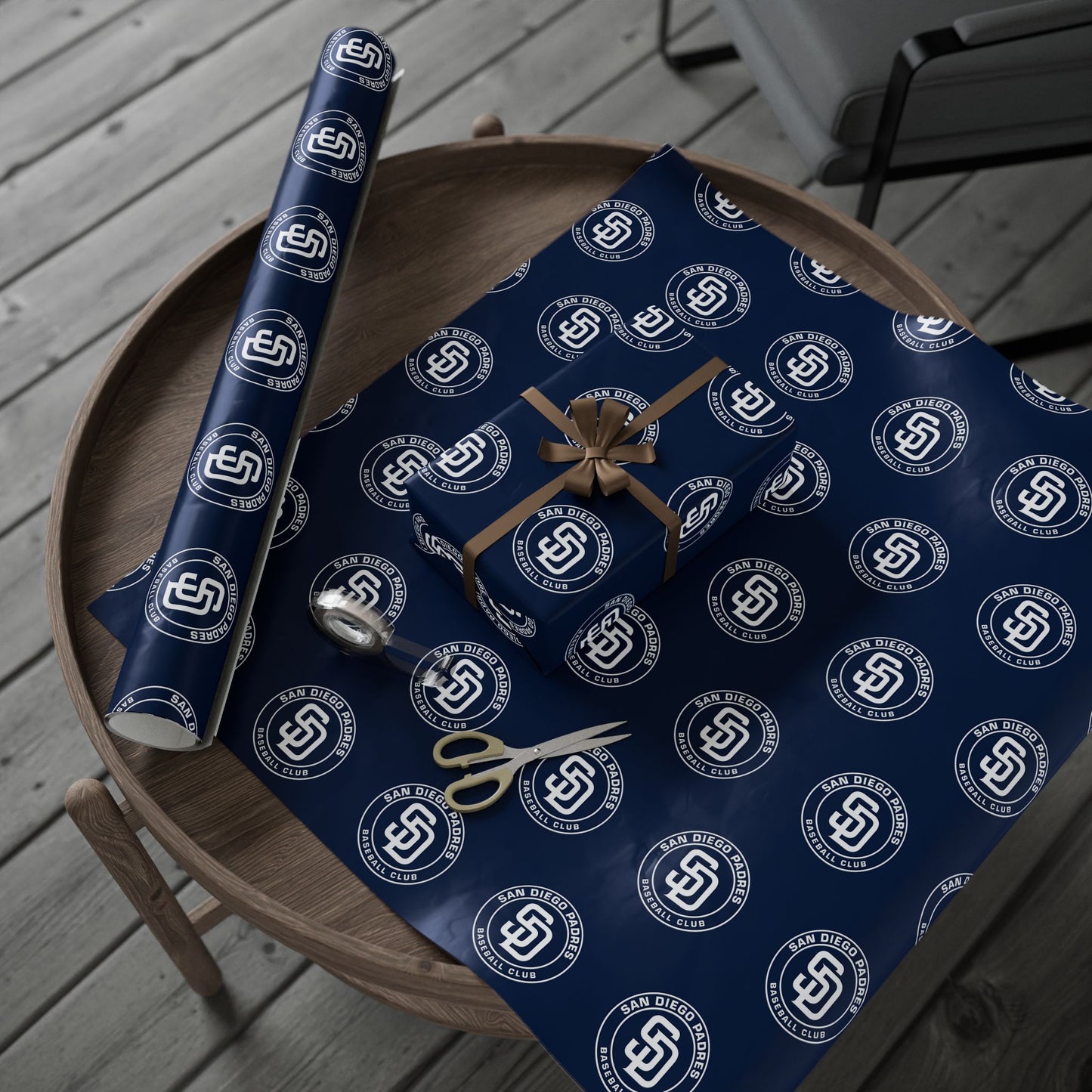 San Diego Padres Baseball MLB Birthday Graduation Gift Wrapping Paper