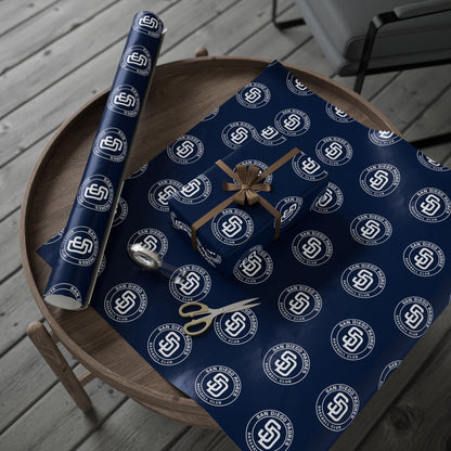 San Diego Padres Baseball MLB Birthday Graduation Gift Wrapping Paper