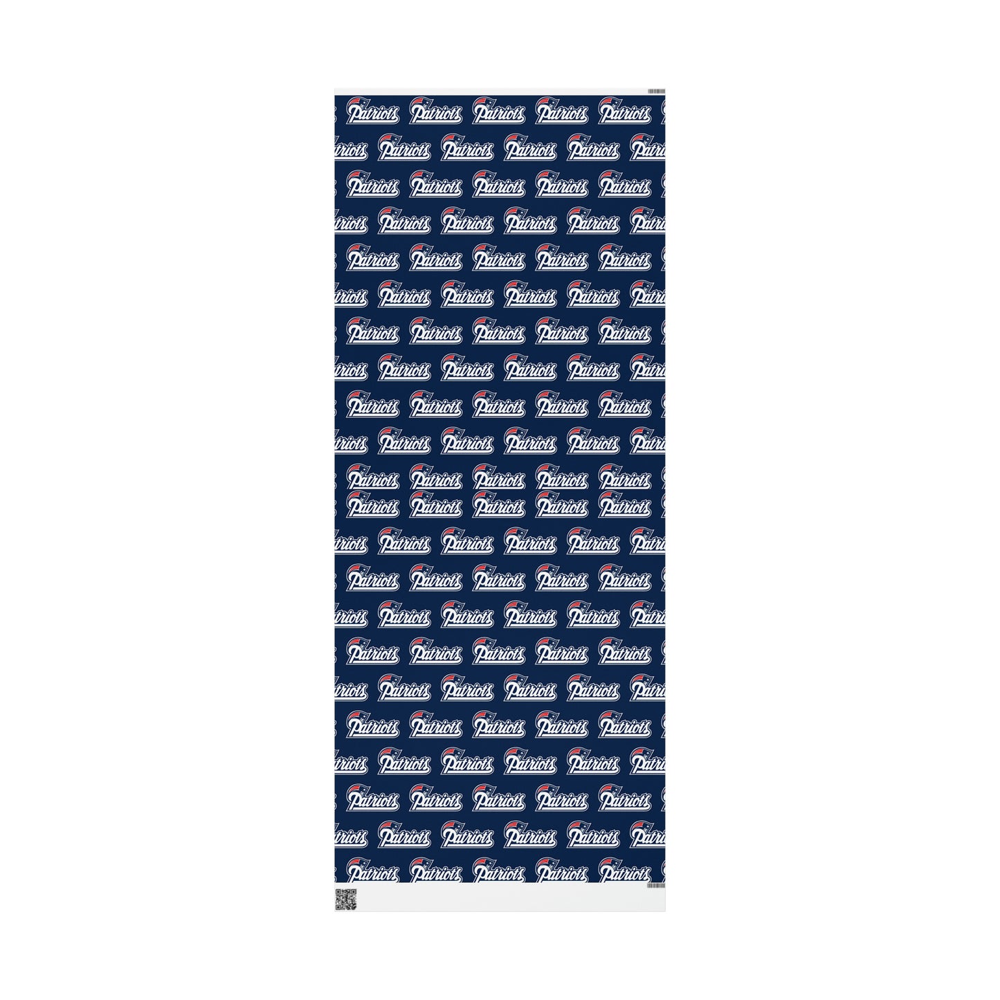 New England Patriots Birthday Gift Wrapping Paper football Holiday Christmas