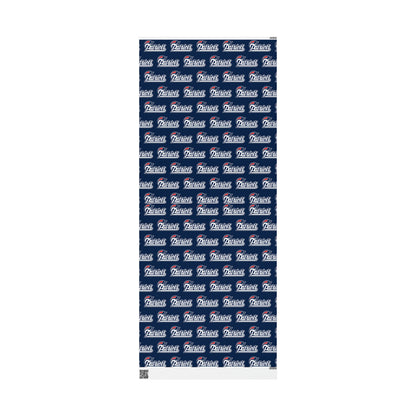 New England Patriots Birthday Gift Wrapping Paper football Holiday Christmas