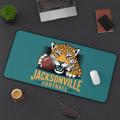 Jacksonville Football High Definition Print Non Slip Desk Mat Office Home Mouse Pad Sports Fan Gift Ultra Smooth Surface Rubber Backing